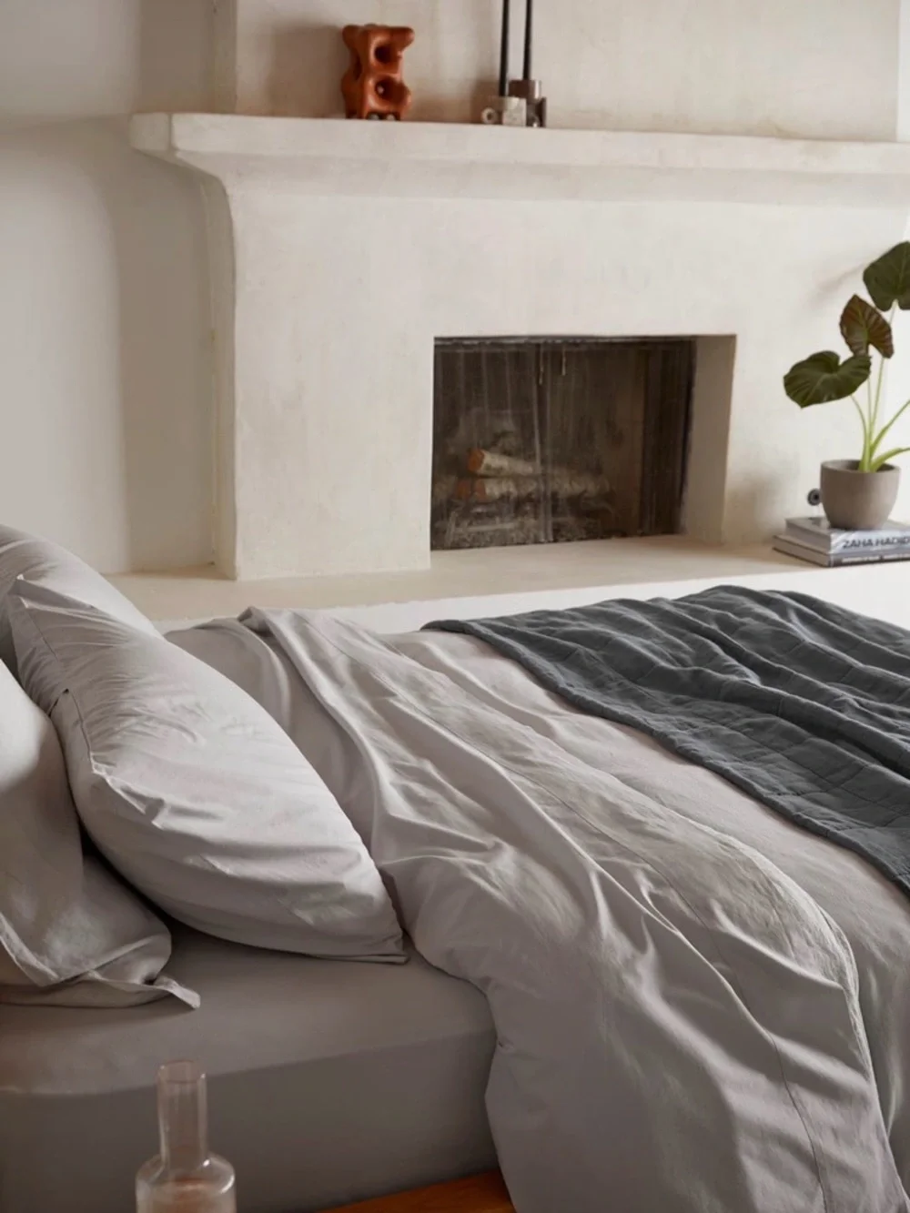 Parachute NWT King /Cal King Size Percale Duvet Cover Light Grey🔥NO OFFERS🔥